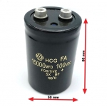 capacitor 15000uF 100VDC 105C